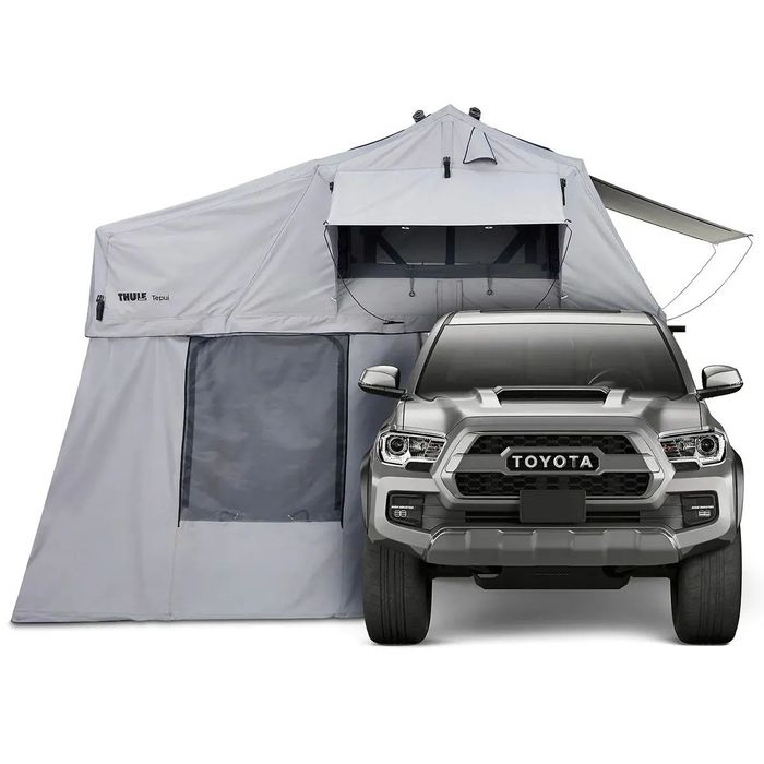 Cort auto cu prindere pe plafon, Thule, Autana, 4 persoane, cu anexa inclusa, Haze Gray, Pret importator_emitem Factura & Garantie