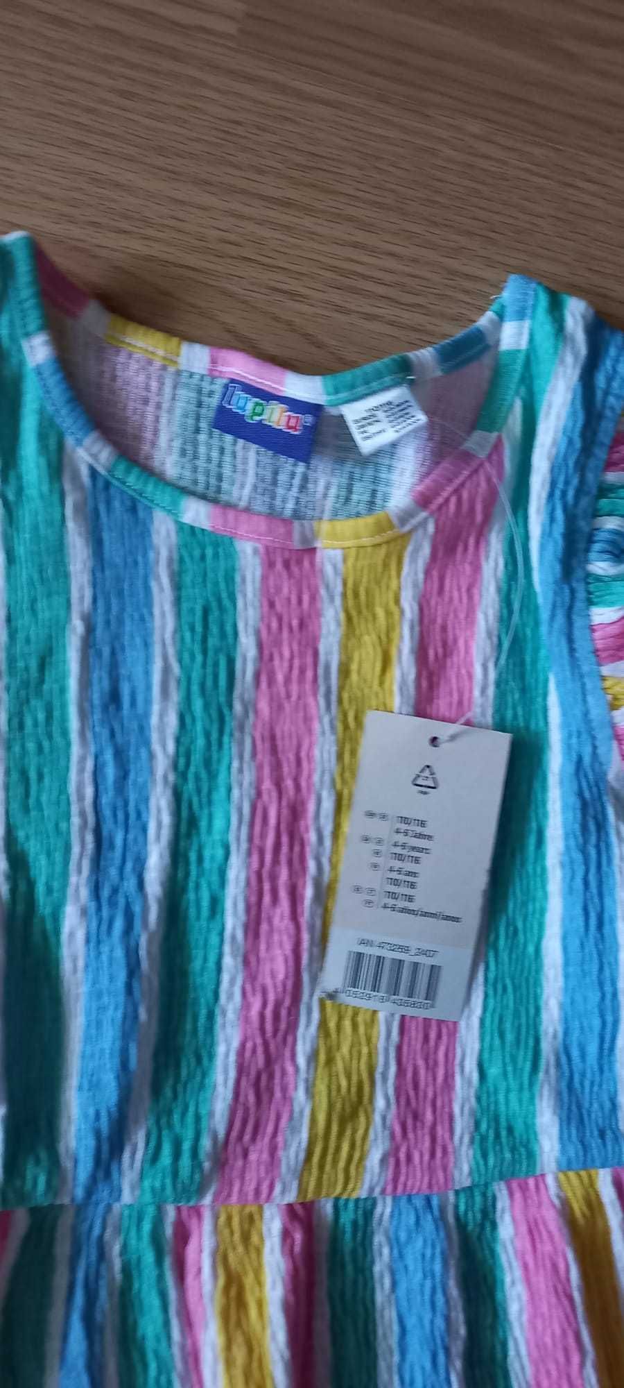 LOT 2 rochite+fustita ,noi ,cu eticheta 4/6 ani