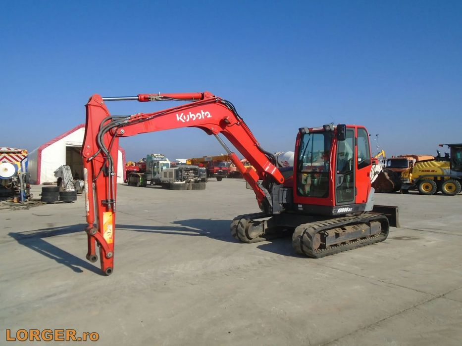Kubota KX080-3 Excavator pe senile de cauciuc Kubota KX080-3