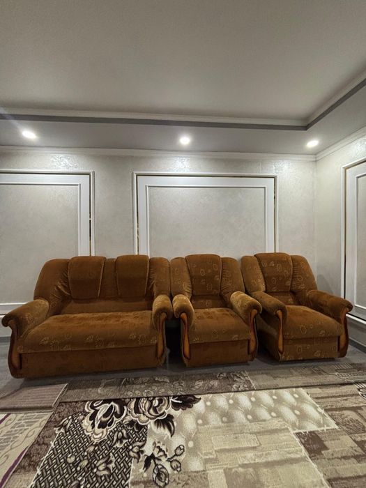 диван с чехлами 3в1