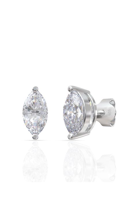 Cercei cu moissanite Marquise cut