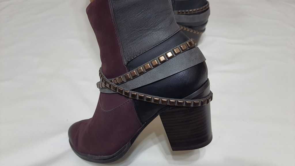 Botine elegante piele naturala de la TAMARIS marimea 38