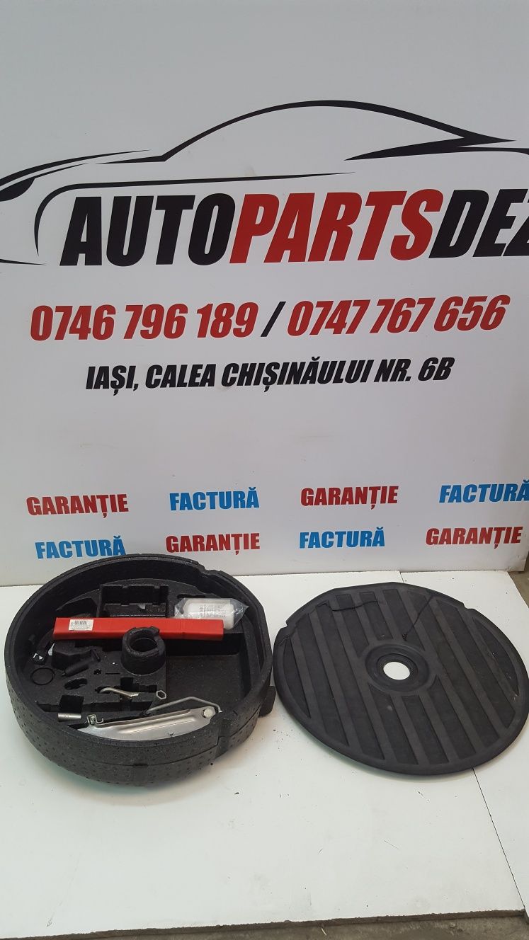 Trusă cric cheie carlig tractare triunghi Audi A4 B7 Break Combi Avant