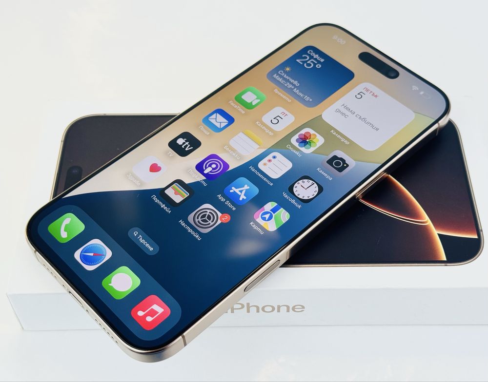 Apple iPhone 16 Pro Max 512GB Desert USA! 100% Батерия! Гаранция!
