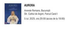 BILET CONCERT AURORA 5 iulie Arenele Romane