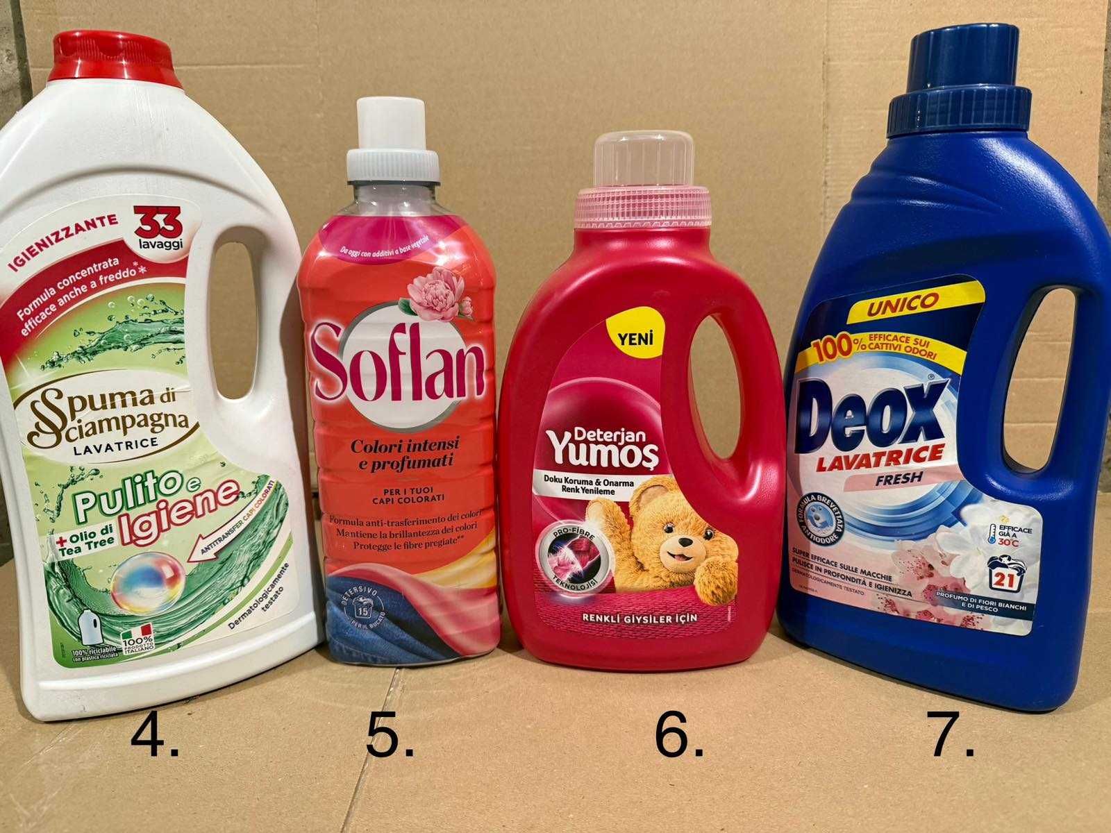 Препарати за пране Ariel Perlana Tide Savex Calgon Yomus