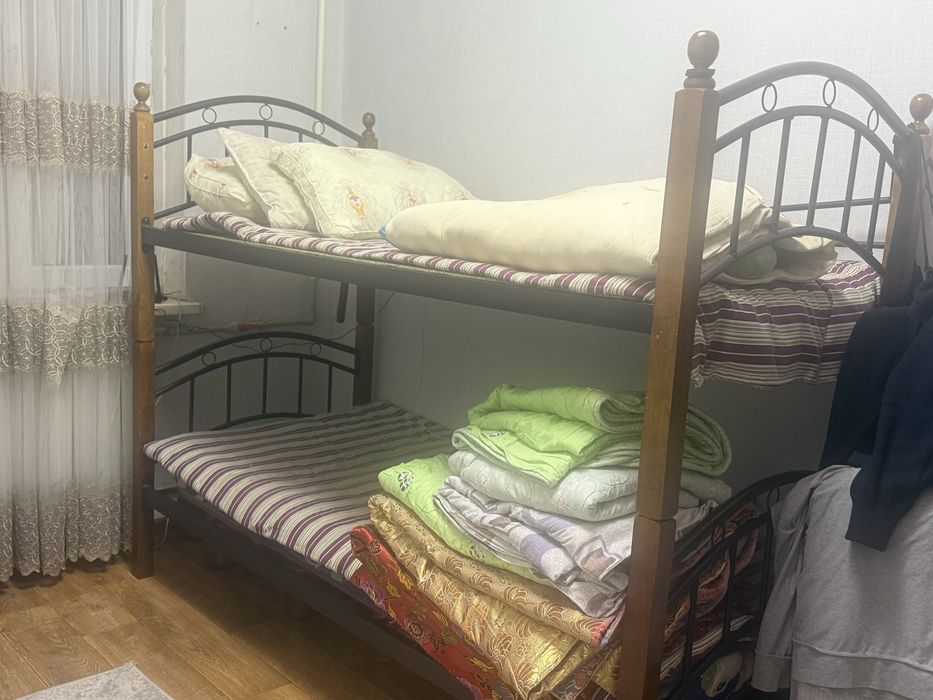 Двухярусная кровать из евростиля