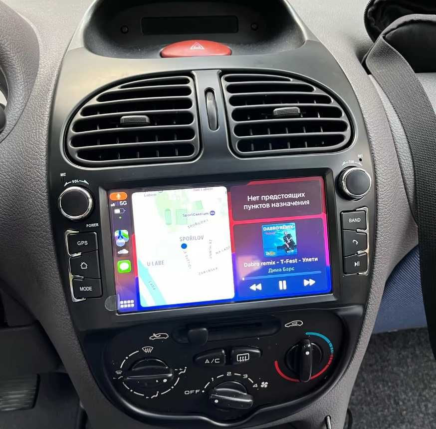 Peugeot 206 (2001-2006) Мултимедия Навигация Android