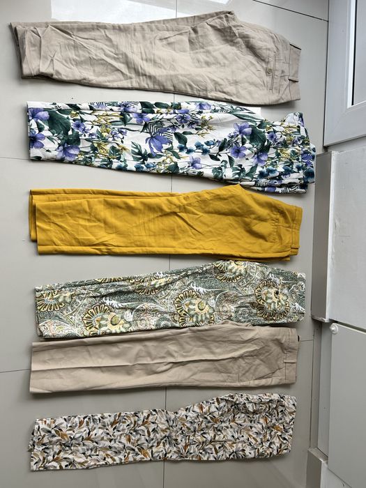 Lot  6 perechi pantaloni zara marimea 36