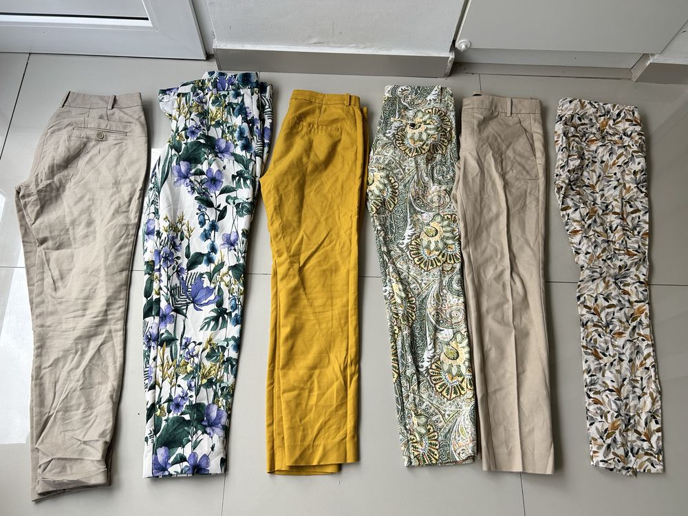 Lot  6 perechi pantaloni zara marimea 36