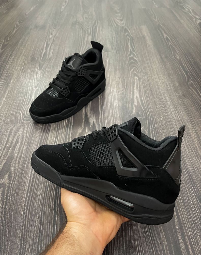 Adidasi Jordan 4 Retro Black Cat | Produs Nou 2024 | Ghete Unisex
