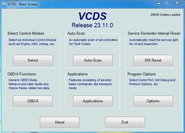 Tester VCDS VAG COM V2 23.11 Romana Engleza FULL AUDI SEAT SKODA