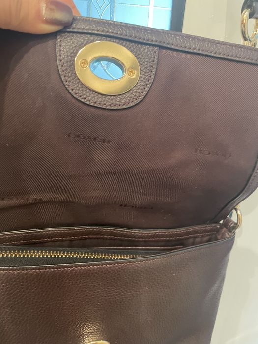 Coach чанта естествена кожа