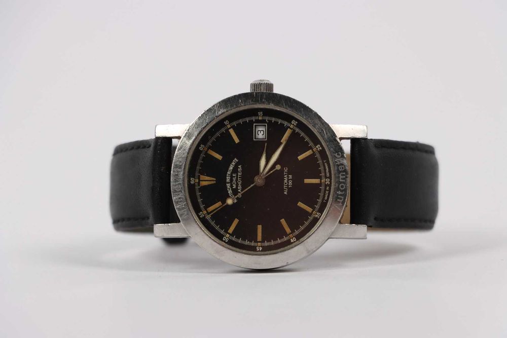 ceas vintage barbat Mühle Glashütte,automatic,otel inox,37mm carcasa