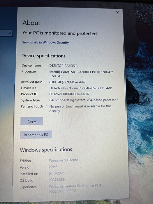 Vand laptop Lenovo X1 Carbon i5 cu touchbar.