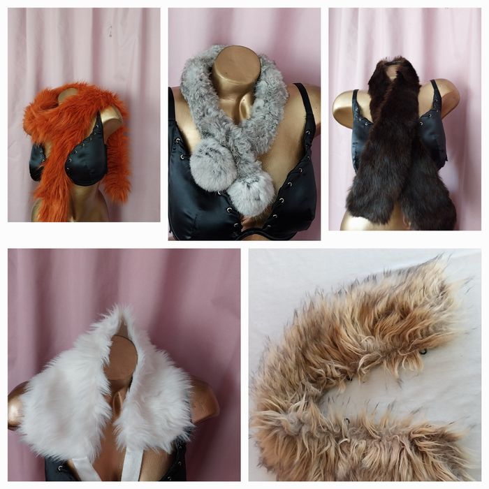 Зимни шапки и Екстейшан опашка с шнола  черна.черна с пипеляво ,русо и