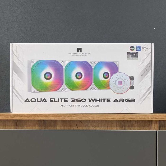 Водяное охлаждение СВО, СЖО Thermalright Aqua Elite Black 360