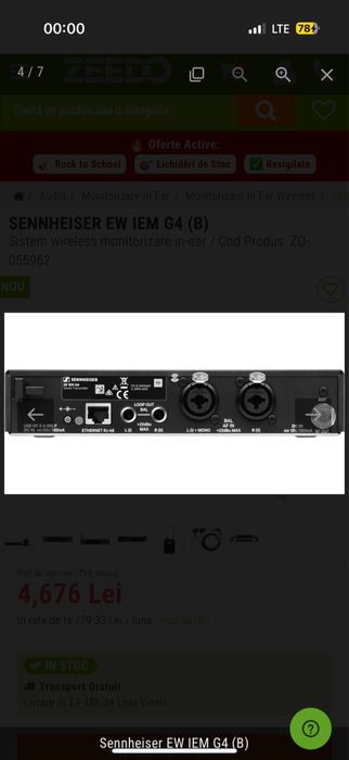 Sennheiser  EW IEM G4
