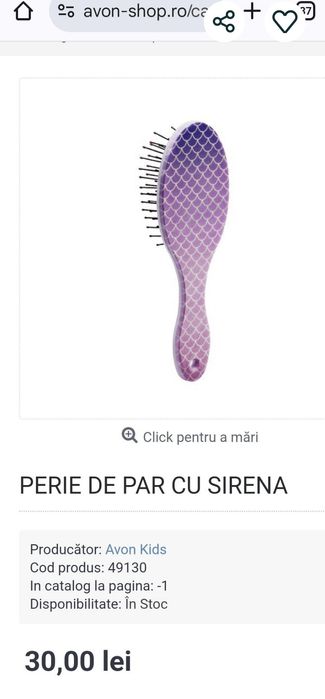 Perie de par Sirena Avon