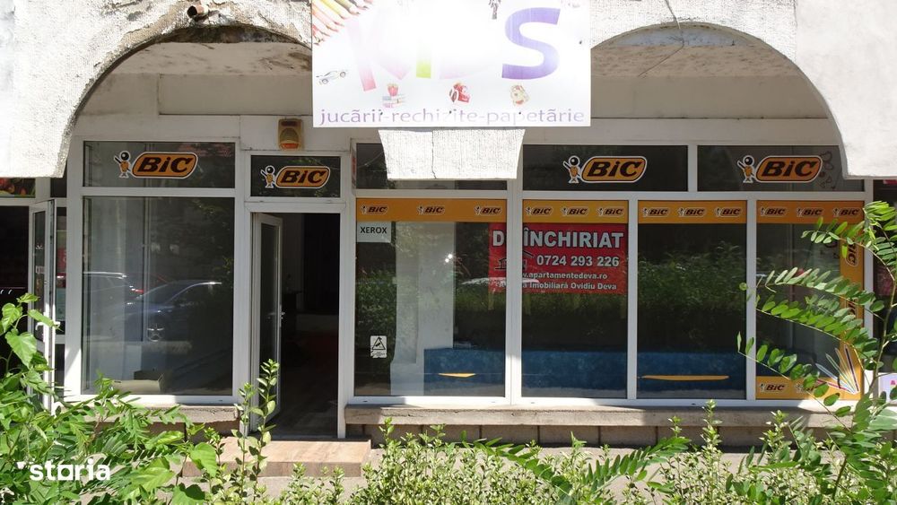 Inchiriez comercial in Deva, zona Horea, suprafata utila 40 mp,