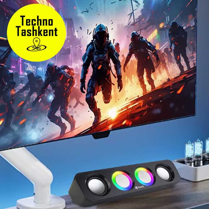 Компьютерные колонки Kisonli i-680BT, Bluetooth, AUX,2x3W, саундбар