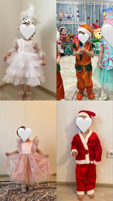 новогодний костюм и платье