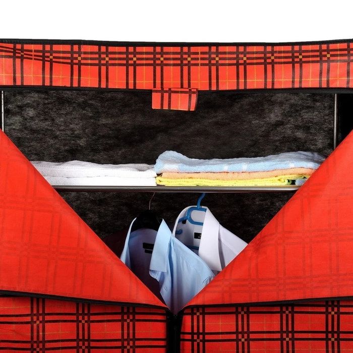 Детский тканевый шкаф самосборный