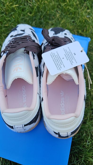 Adidas samba cow print size 38