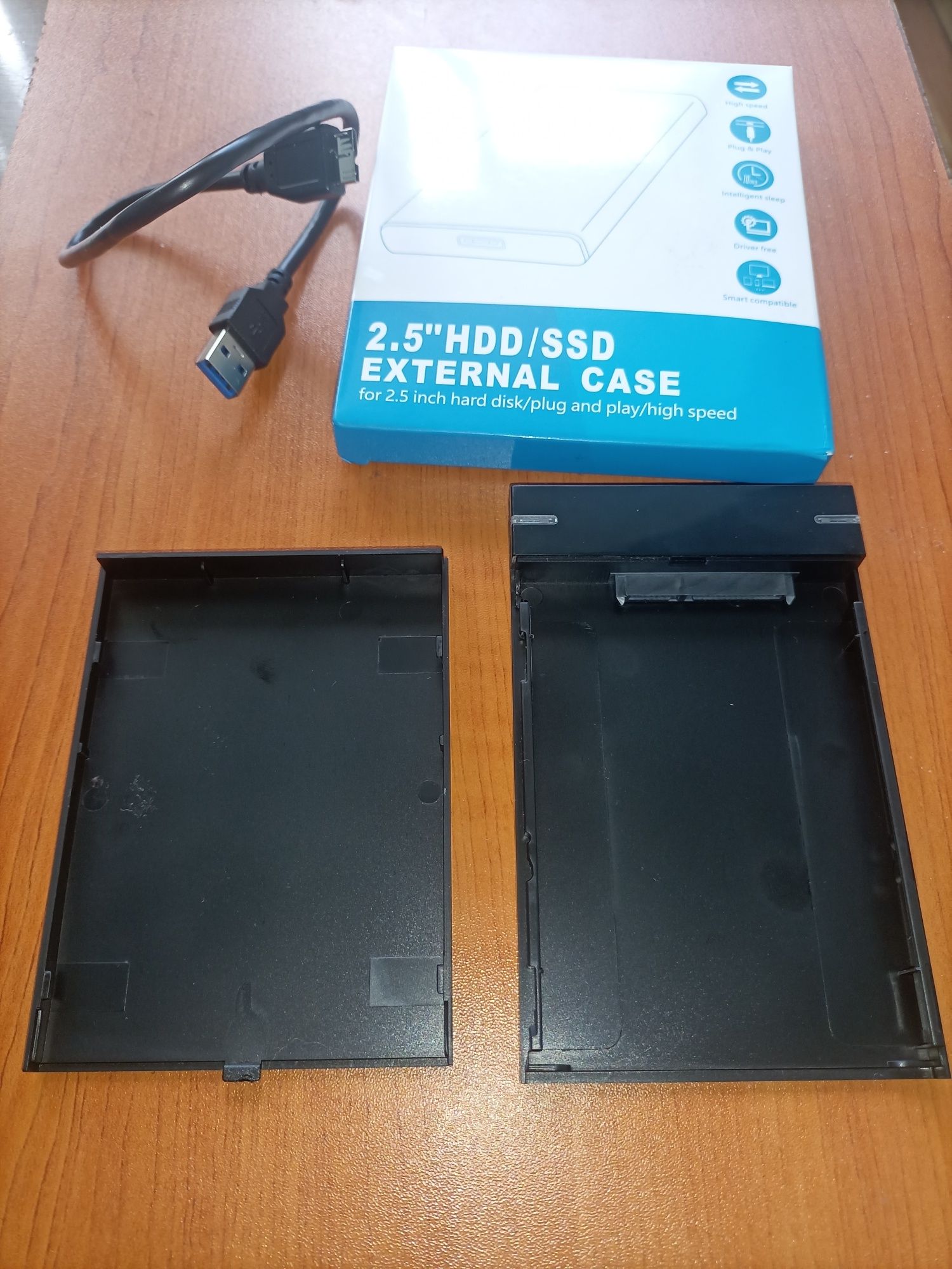 Чисто нова USB 3.0 кутия за SATA SSD/HDD