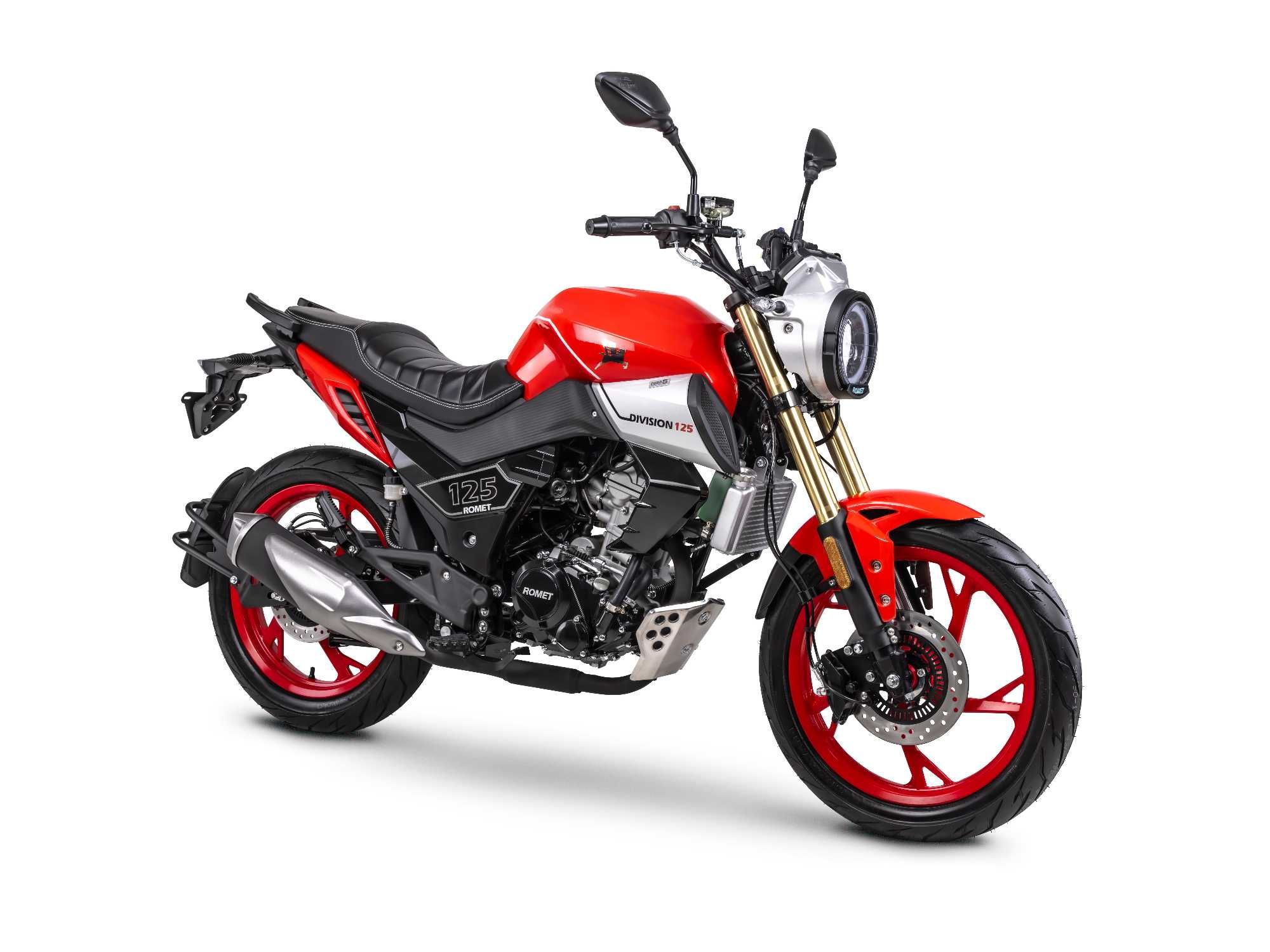 Motocicleta Romet Division 125cm3 rosu