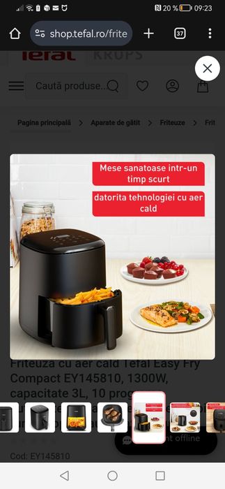 Tefal easy fry no Oil gri