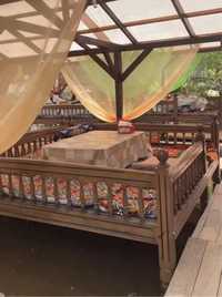 Новый Тапчан Ресторана Топчан Тапшан со столиком Стол для Топчана