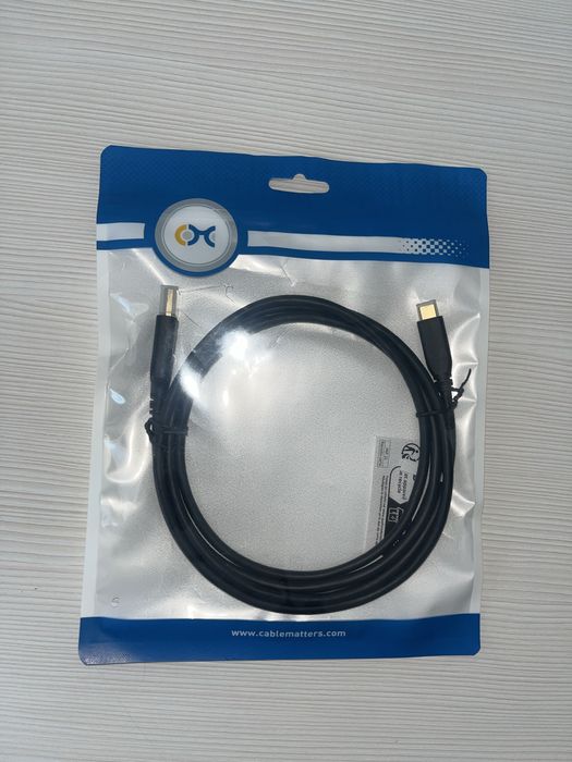 Cablu CableMatters USB-C DisplayPort certificat VESA 40gbps 2metri