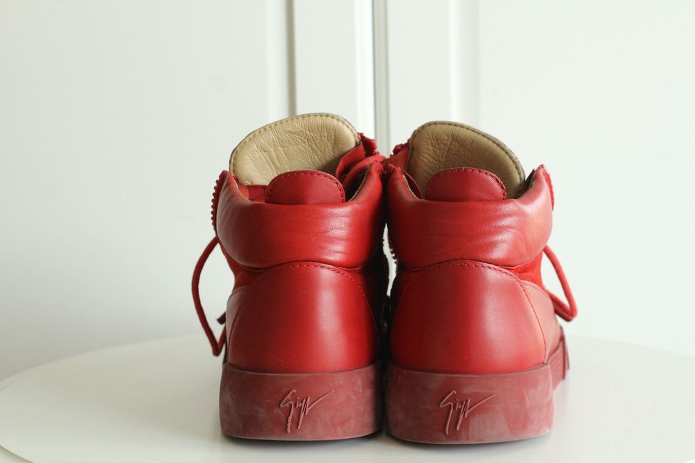 Red suede Zanotti KRISS