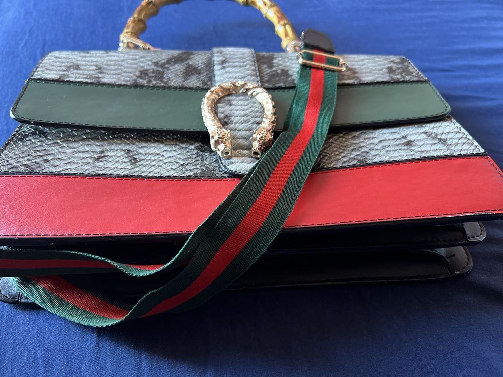 Чанта Gucci с дълга и къса дръжка