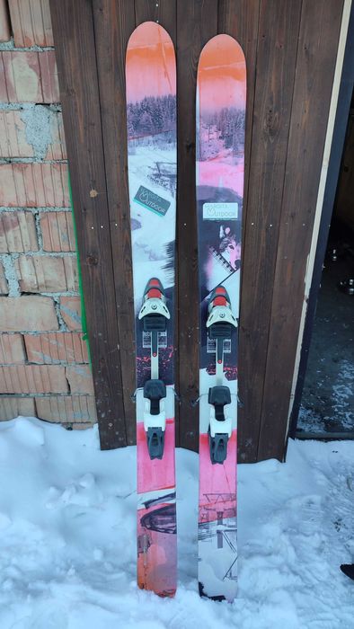 Schi tura freeride Salomon Rockette 115, 170cm diamir, foca