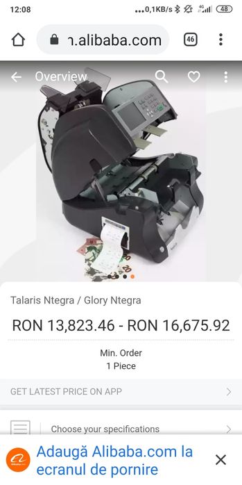 Service Glory Talaris DeLaRue iSniper v610 nc7100, masini numarat bani