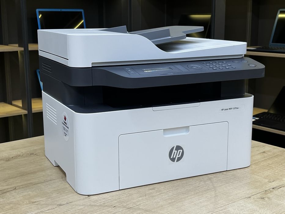 МФУ лазерное HP Laser MFP 137fnw, черный/белый, А4, Wi-Fi