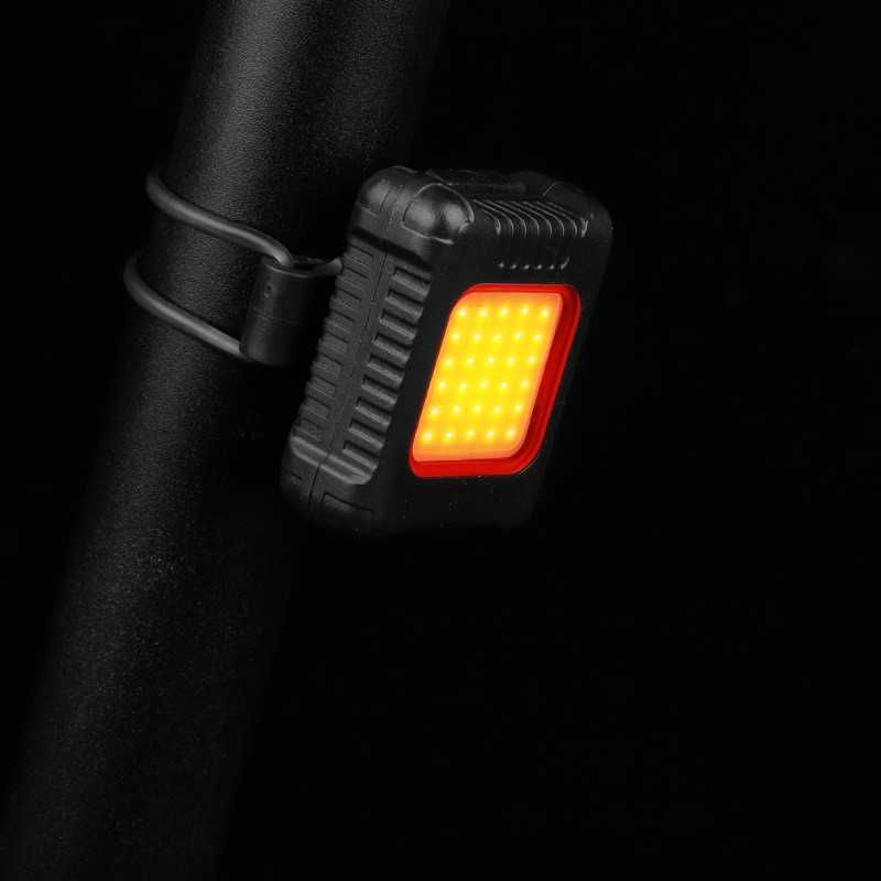 Комплект COB LED светлини за велосипед предна и задна BG-3133, USB