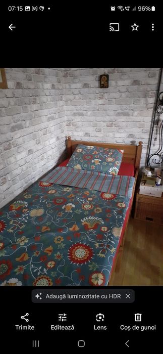 Pat reglabil pentru copil Ikea Leksvik