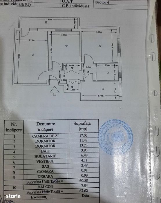 Apartament 3 camere Giurgiului B3