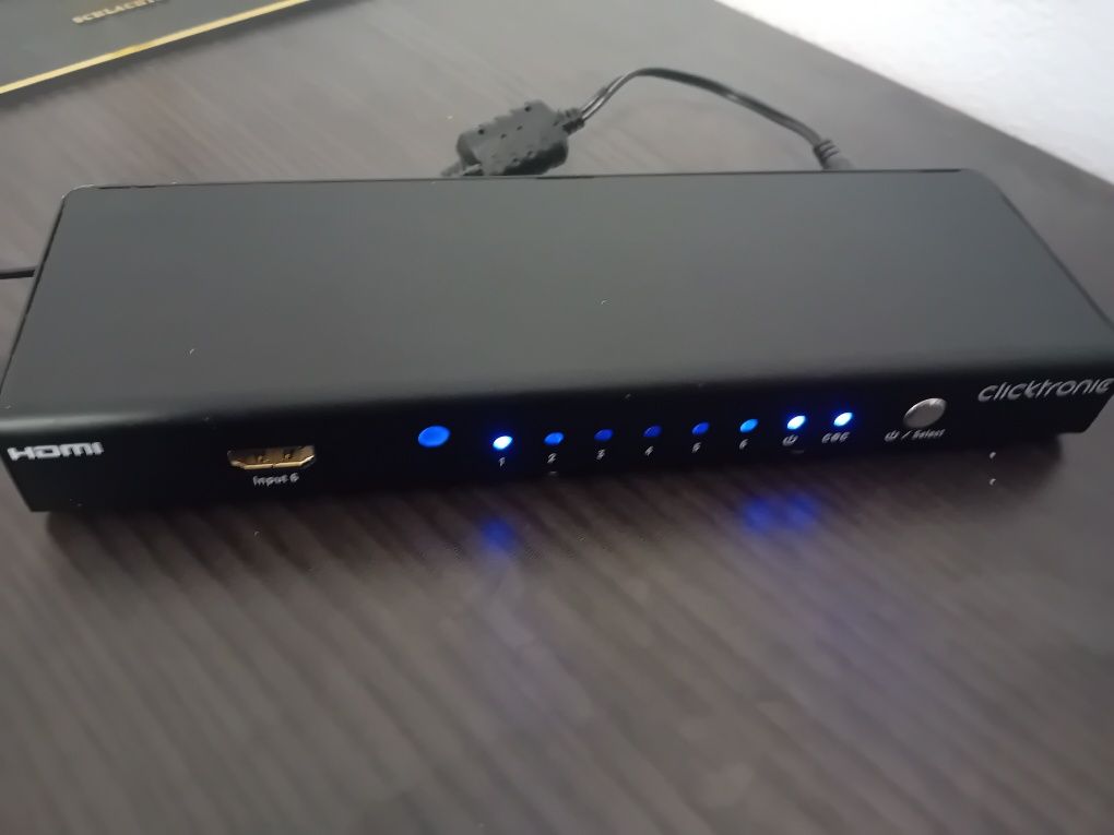 HDMI Switch 6 in 1 out Clicktronic