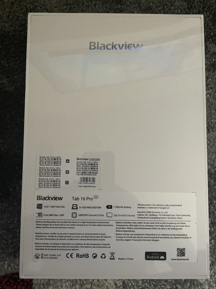 Blackview Tab 16 Pro