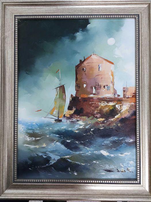 8 Tablouri inramate,picturi ulei de Sebastian Constantin/Livrare pers.