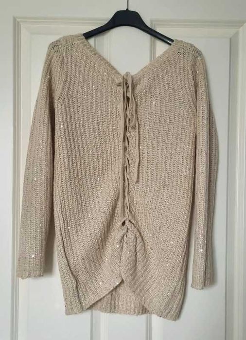 Pulover Guess stil corset stralucitor