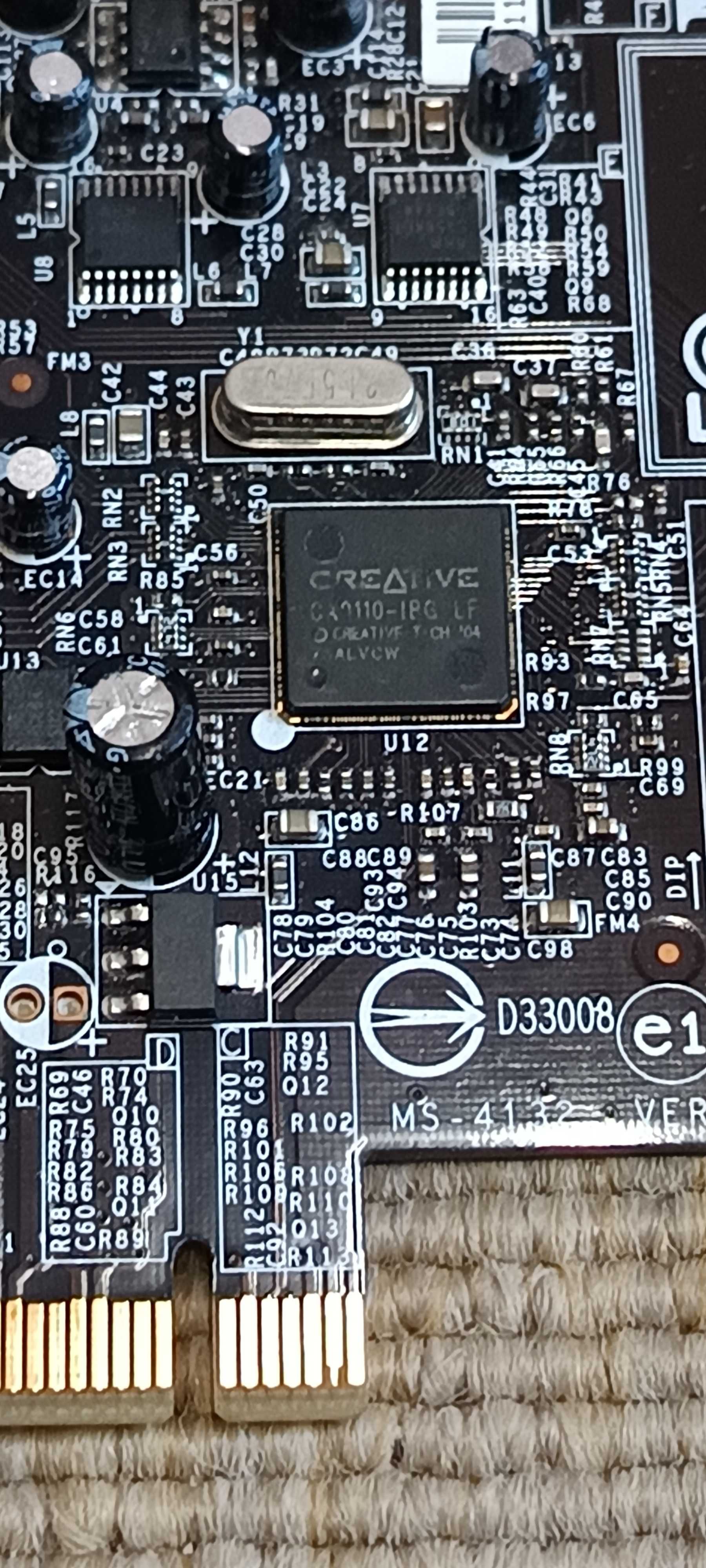 Placa audio Pci-Ex MSI Creative X-Fi Extreme