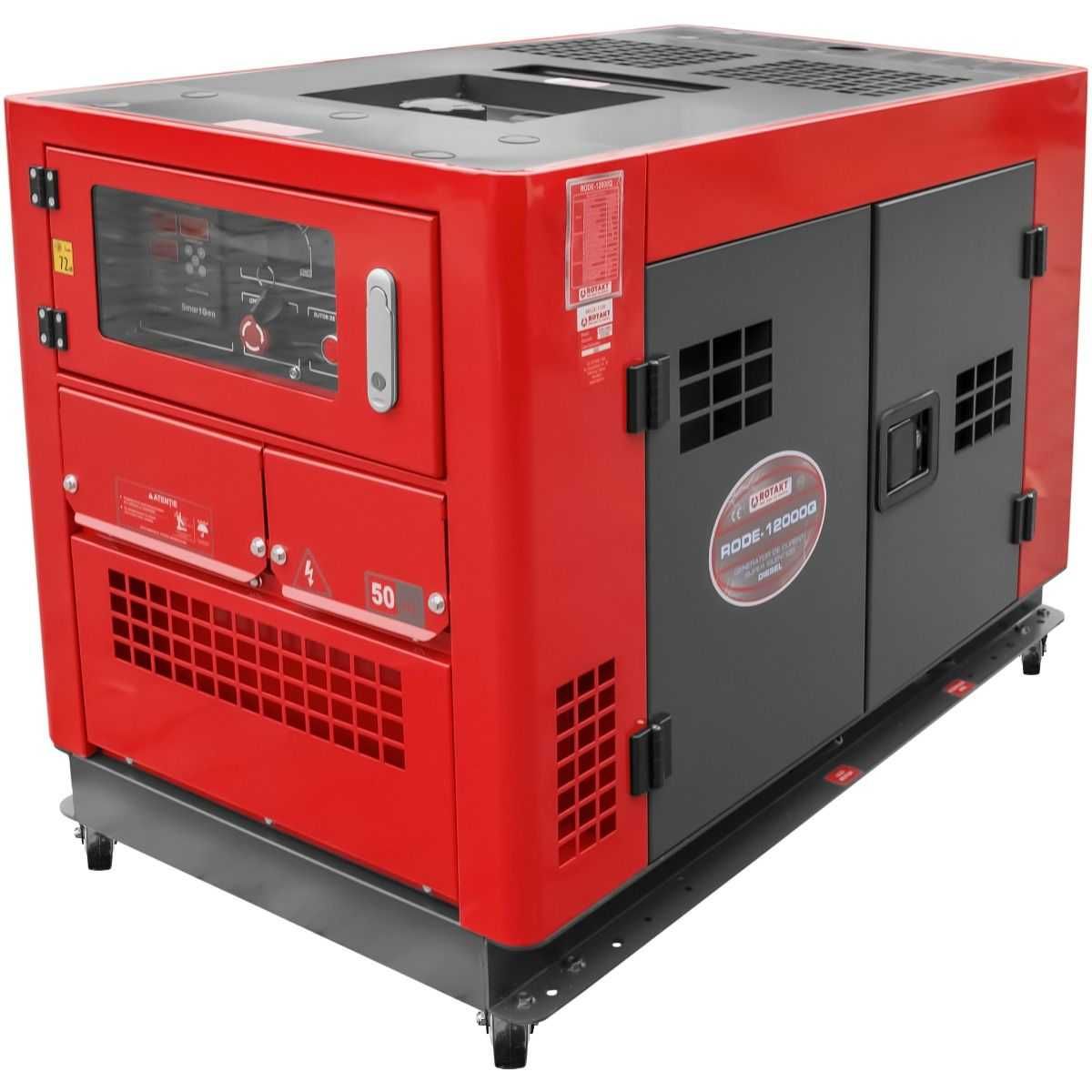 Generator curent diesel insonorizat Rotakt RODE-12000Q 9.0kW 230V AVR