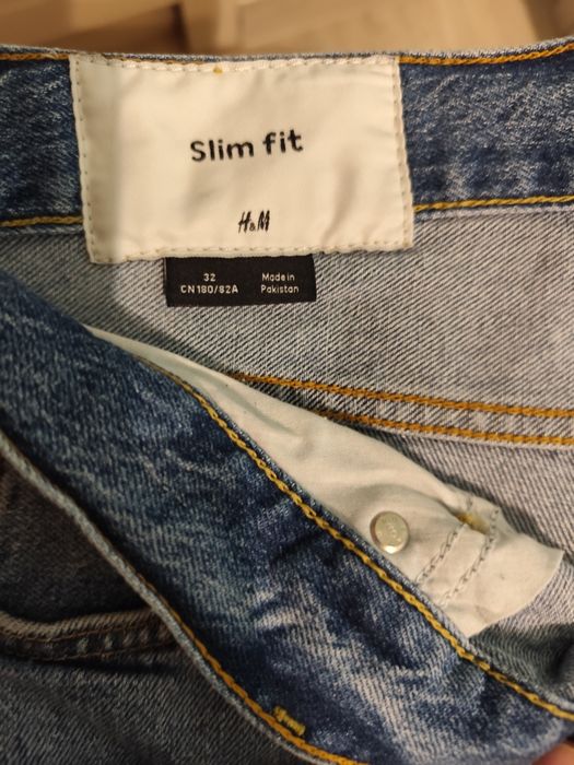 Къси дънкови панталони HM 32 размер слим фит