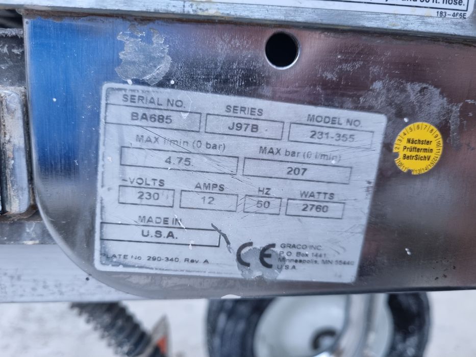 Pompa Graco Mark V zugravit varuit glet vopsit lavabila