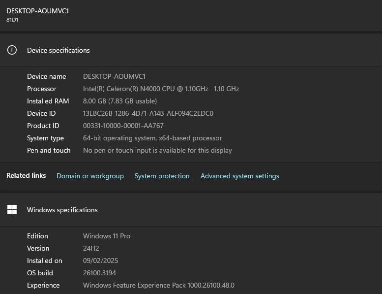 Lenovo noutbook.